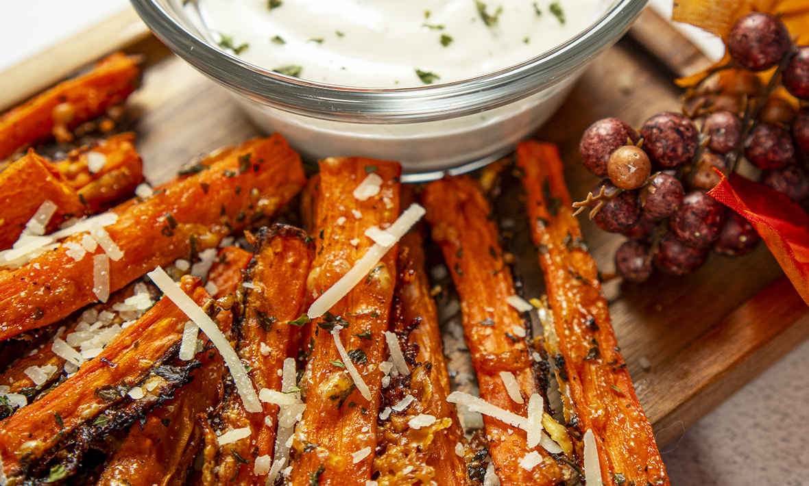 Parmesan Carrot Fries